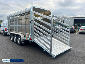 M-Tec 14ft x 6ft Tri Axle Livestock Trailer