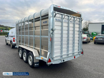 M-Tec 14ft x 6ft Tri Axle Livestock Trailer