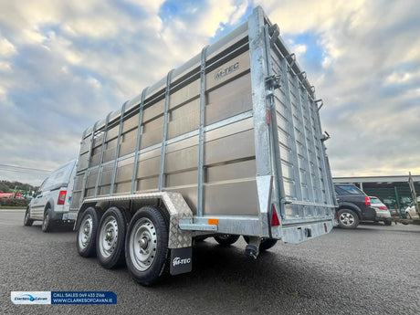 M-Tec 14ft x 6ft Tri Axle Livestock Trailer
