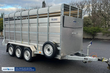 M-Tec 14ft x 6ft Tri Axle Livestock Trailer