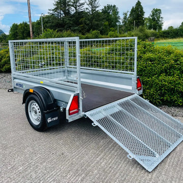 M-Tec 6ft x 4ft Single Axle Trailer