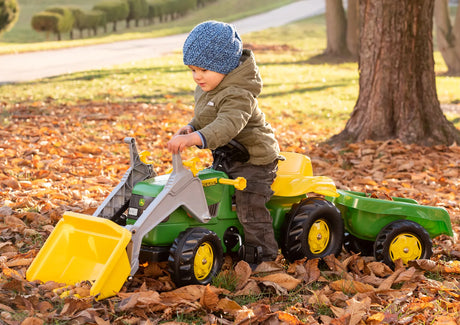 Rolly John Deere Kid Pedal Tractor with Loader & Trailer