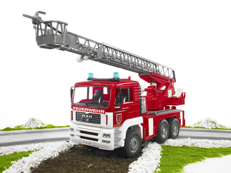 Bruder MAN TGA Fire engine with selwing ladder