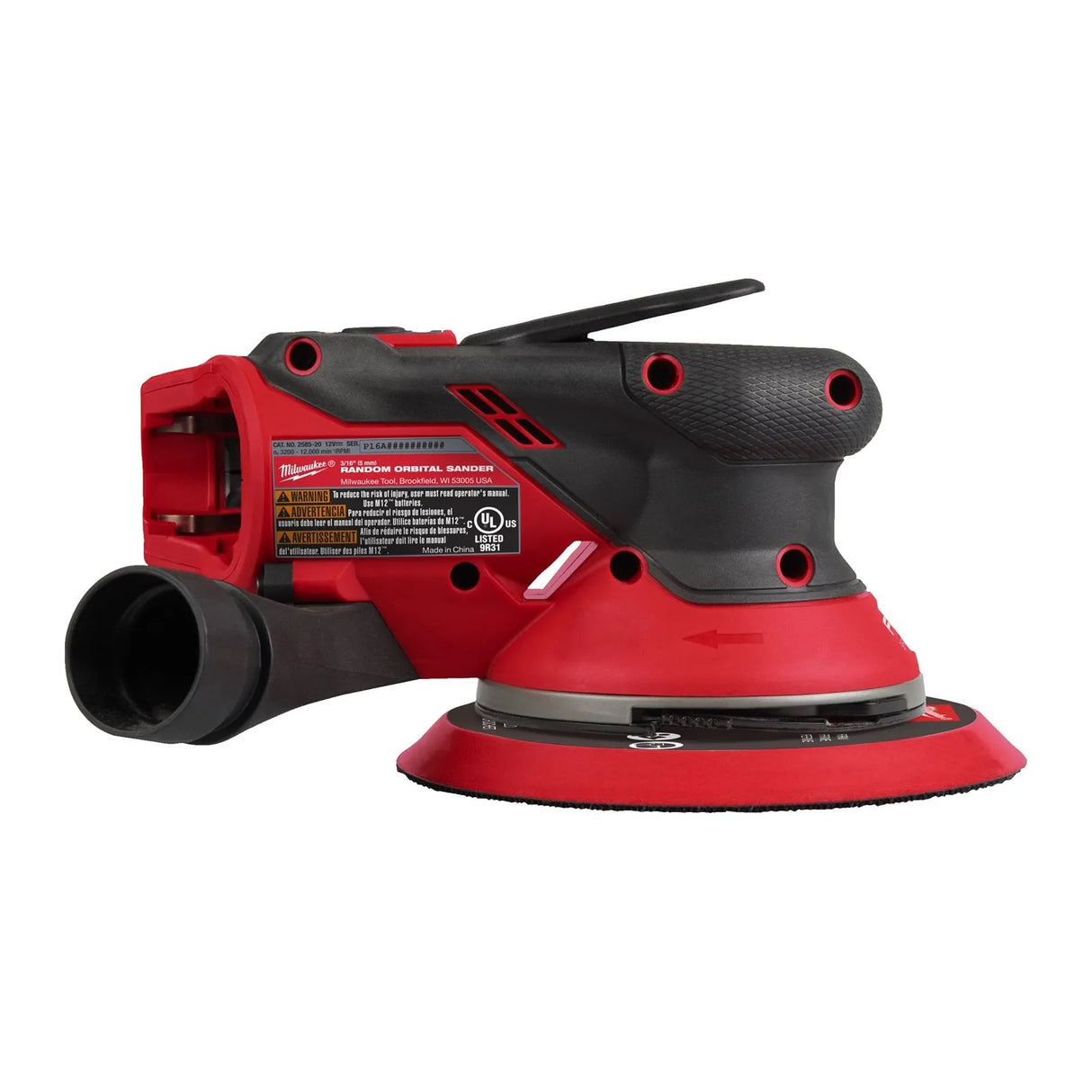 Milwaukee M12FROS5-502X 150mm Orbital Sander Kit
