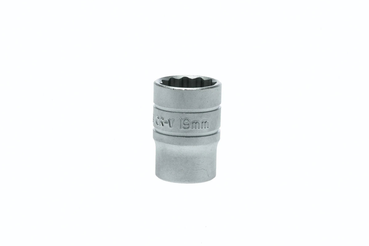 Teng Tools  1/2'' Drive Regular Metric Sockets - 19mm  (12 Point)