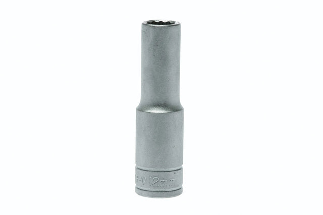 10-36mm Teng Tools 1/2'' Drive, Deep, 12 Point Sockets - 12mm