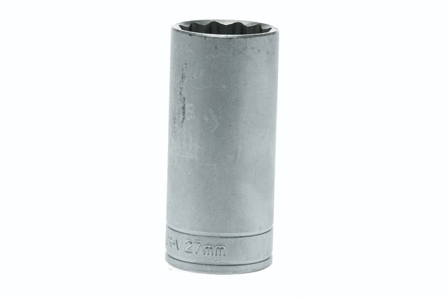 10-36mm Teng Tools 1/2'' Drive, Deep, 12 Point Sockets - 27mm