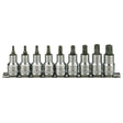 Teng Tools 1/2" Tx Bit Socket Clip Rail Set 9 Pieces