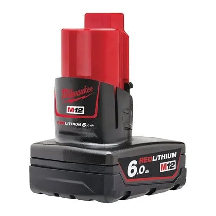 Milwaukee M12 12V 6.0Ah Red Lithium-Ion Battery