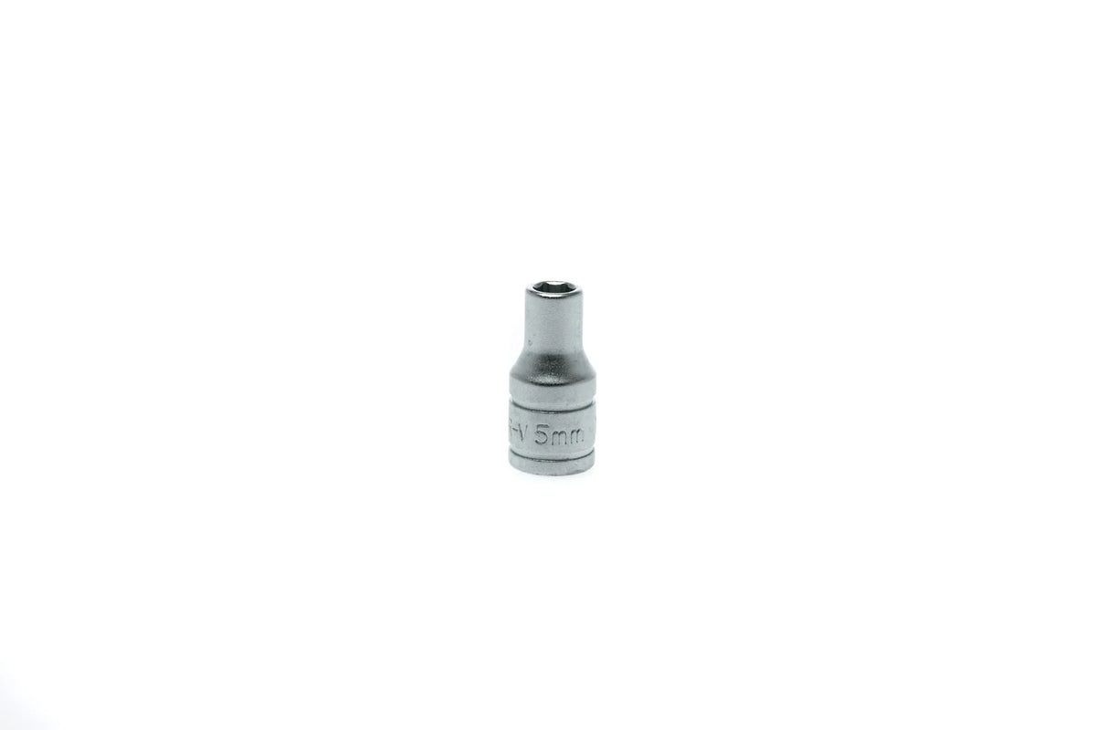 4-13mm Teng Tools 1/4" Drive, Regular, 6 Point Socket - 5mm