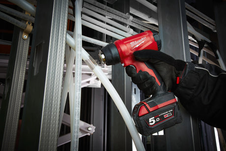 Milwaukee M18 Heat Gun - Cordless, 470°C Max, Includes 2 Nozzles Bare Unit