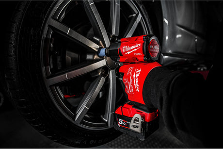 Milwaukee M18 FUEL ½″ Impact Wrench Kit - 881 Nm Torque, 2x 5.0Ah Batteries, Case & Charger
