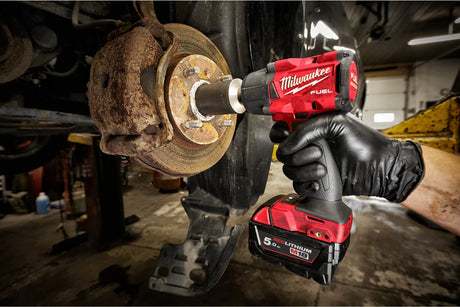 Milwaukee M18 FUEL ½″ Impact Wrench Kit - 881 Nm Torque, 2x 5.0Ah Batteries, Case & Charger