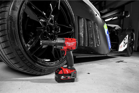 Milwaukee M18 FUEL ½″ Impact Wrench Kit - 881 Nm Torque, 2x 5.0Ah Batteries, Case & Charger