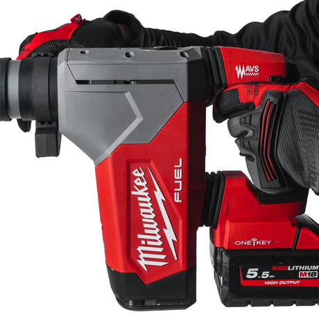 Milwaukee M18 FUEL 32mm SDS-Plus Hammer Drill with ONE-KEY & FIXTEC Chuck Kit (M18 ONEFHPX-552X)