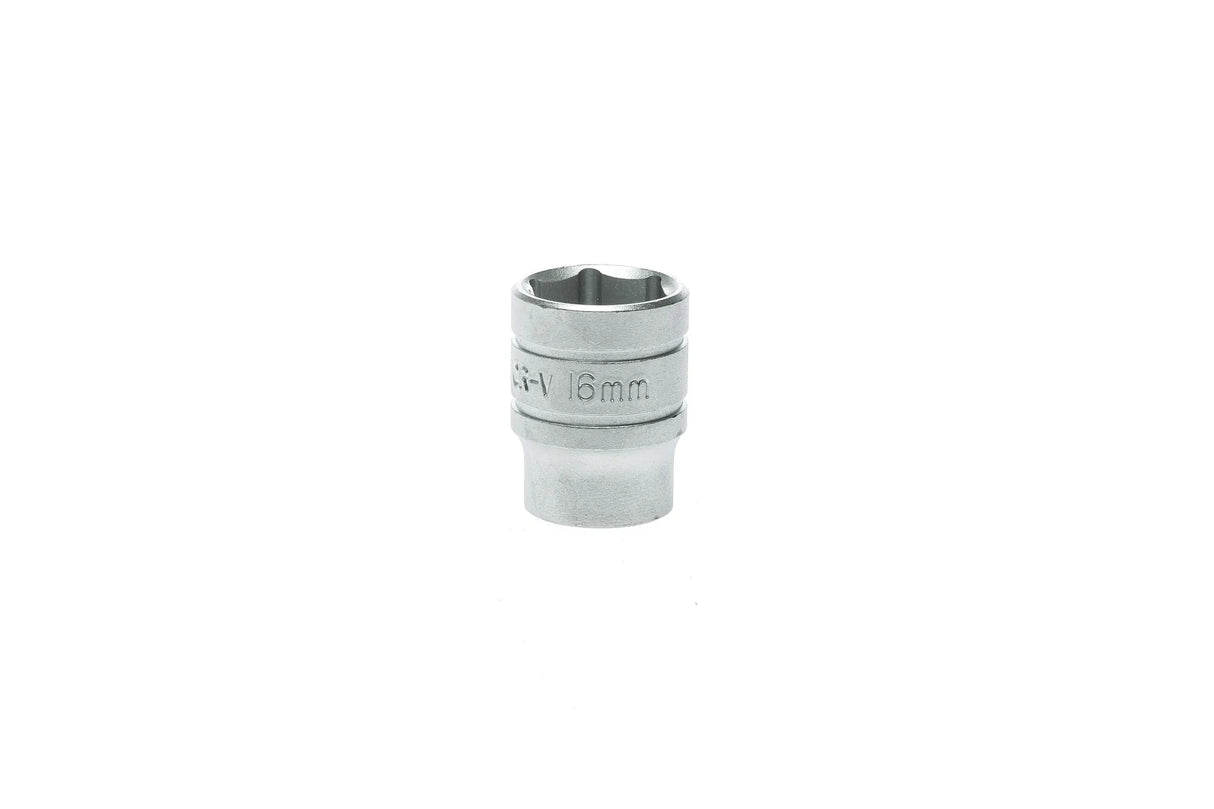 Teng Tools 3/8" Drive, Metric, Regular, 6 Point, Sockets - 16mm