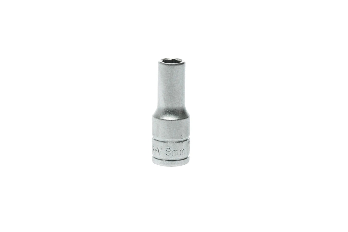 Teng Tools 3/8'' Drive, Metric, Deep, 6 Point, Sockets - 8mm