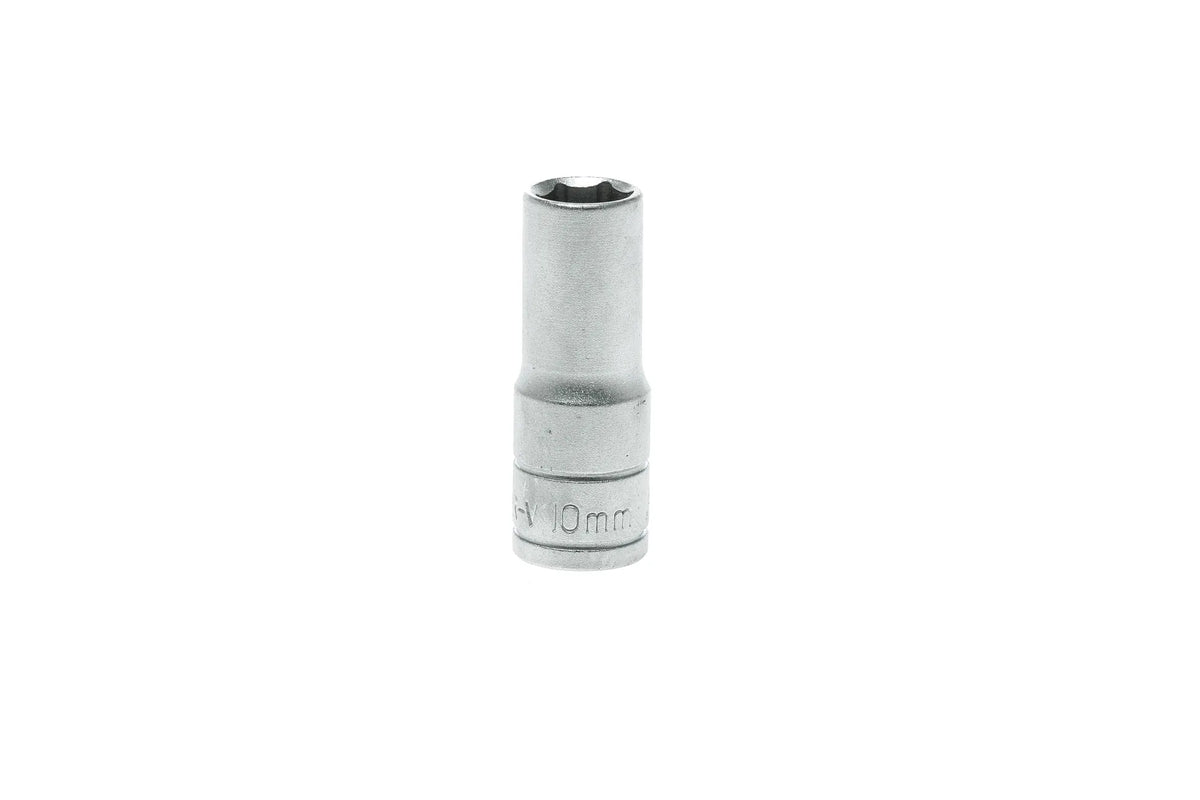 Teng Tools 3/8'' Drive, Metric, Deep, 6 Point, Sockets - 10mm