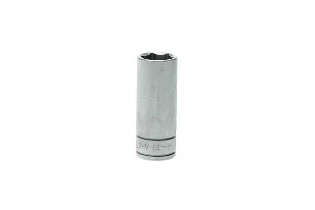 Teng Tools 3/8'' Drive, Metric, Deep, 6 Point, Sockets - 14mm