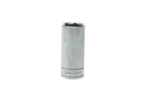 Teng Tools 3/8'' Drive, Metric, Deep, 6 Point, Sockets - 18mm