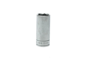 Teng Tools 3/8'' Drive, Metric, Deep, 6 Point, Sockets - 18mm