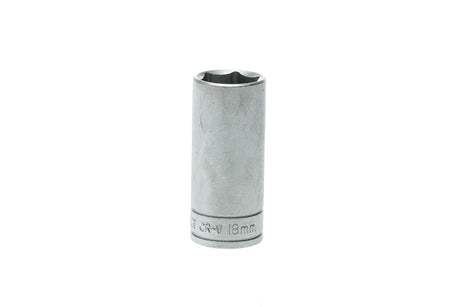 Teng Tools 3/8'' Drive, Metric, Deep, 6 Point, Sockets - 18mm