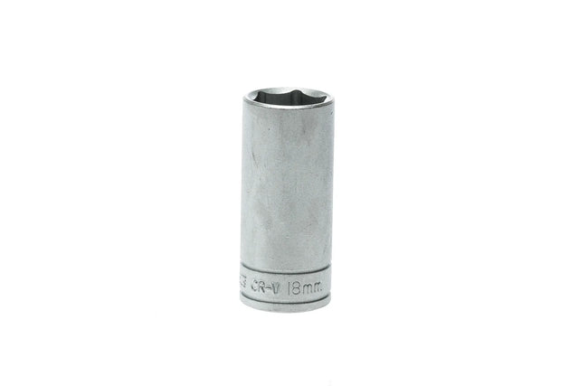 Teng Tools 3/8'' Drive, Metric, Deep, 6 Point, Sockets - 18mm
