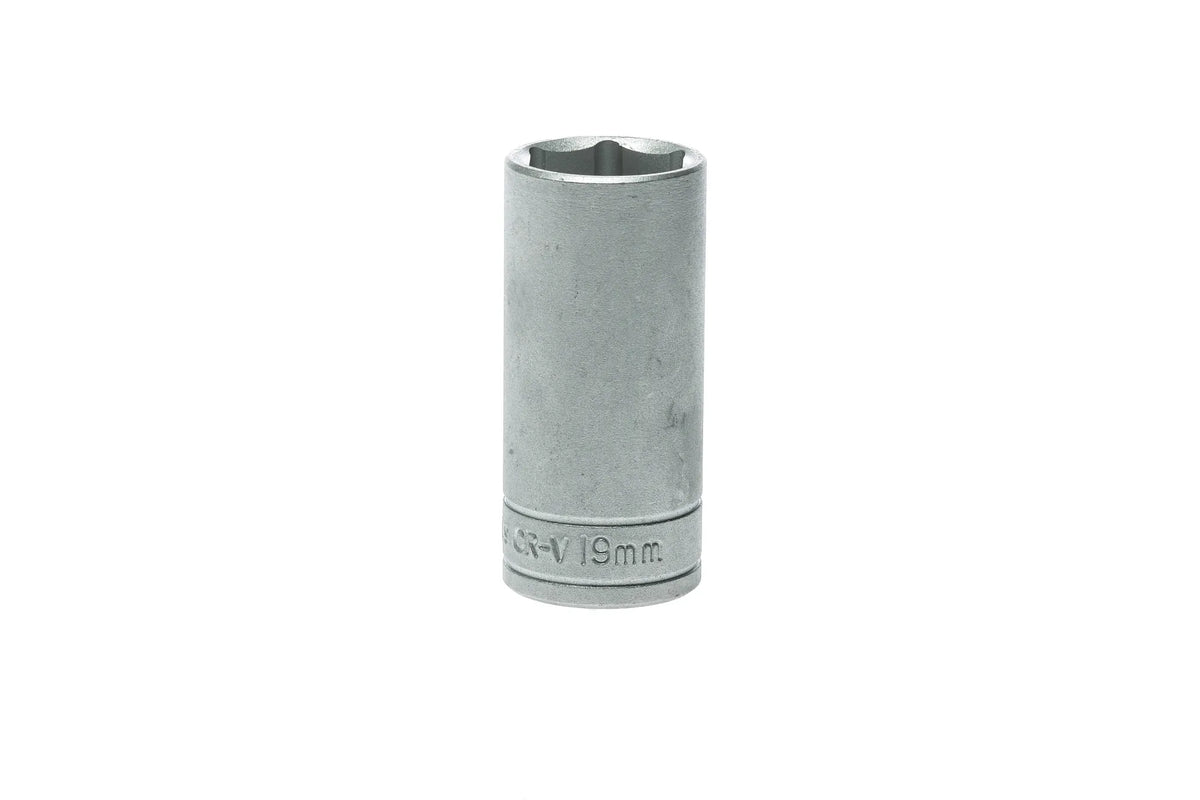 Teng Tools 3/8'' Drive, Metric, Deep, 6 Point, Sockets - 19mm