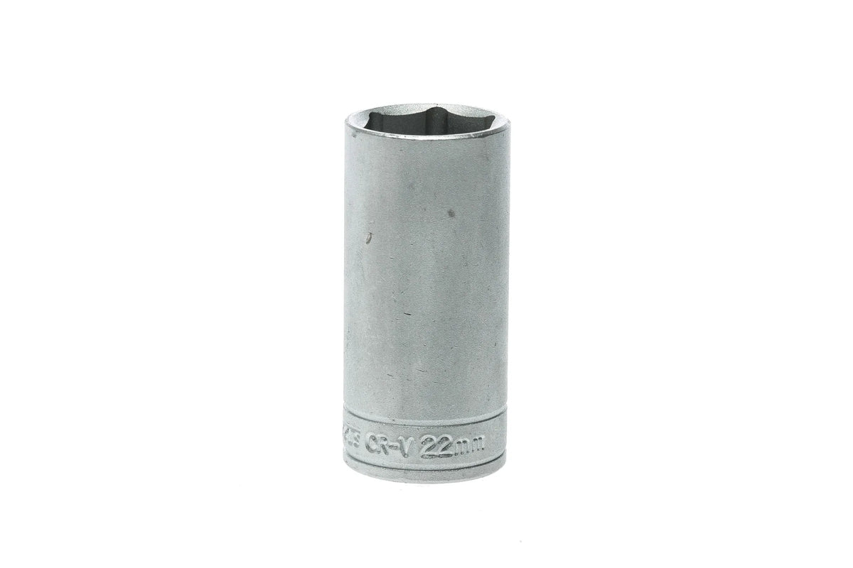 Teng Tools 3/8'' Drive, Metric, Deep, 6 Point, Sockets - 22mm
