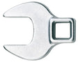 Teng Tools M386519-C 3/8" Crow Foot Wrench – 19mm Open End, Satin Finish