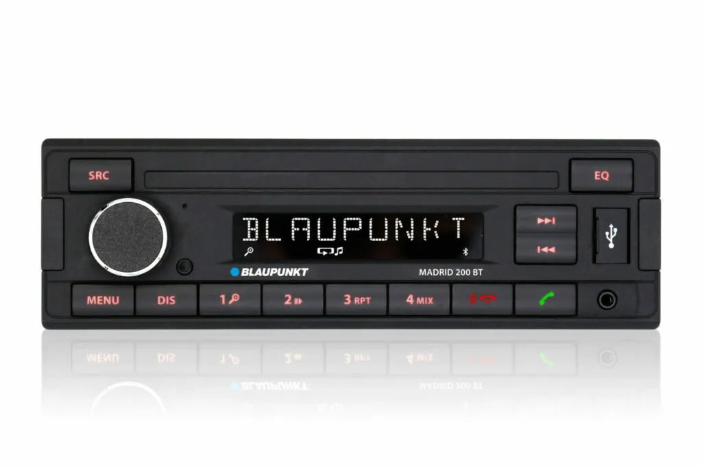 Blaupunkt Madrid 200 BT Radio | Bluetooth | USB & AUX | 4x40W Car Stereo