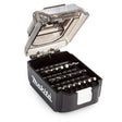 Makita B-68323 21 Piece Screw Bit Set in Battery Shaped Case | Compact, Versatile, and Secure