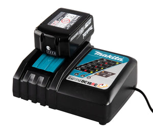 Makita DC18RC 7.2V-18V LXT Multi-Voltage Compact Charger | Rapid Charging & Optimum Battery Care