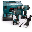 Makita DLX2145TJ 18V Drill & Impact Driver Twin Pack (2x5Ah) | High Performance Cordless Kit
