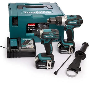 Makita DLX2145TJ 18V Drill & Impact Driver Twin Pack (2x5Ah) | High Performance Cordless Kit