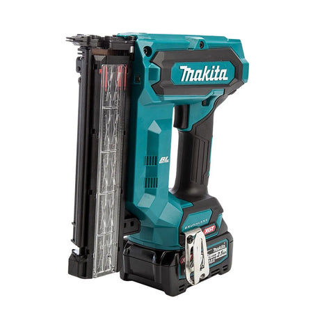 Makita FN001GD201 40mm 40V 2 x 2.5Ah Li-Ion XGT Brushless Second Fix Cordless Nail Gun | High Power & Precision