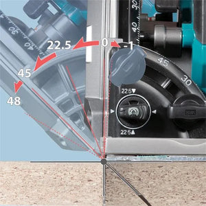 Makita SP001GZ03 40V XGT 165mm Plunge Track Saw (Bare Unit) | Precision, Power & Versatility