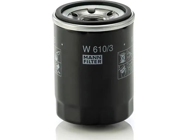 MANN-FILTER W610/3 Oil Filter - Spin-On | M20x1.5 | Anti-Return Valve