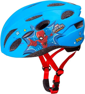 Marvel Spiderman Kids Helmet | Blue In-Mold Bike Helmet 52-56 cm