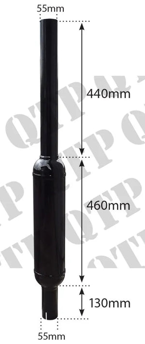 Massey Ferguson Exhaust 3238 - Black Enamel | Fits 200, 500 & 600 Series