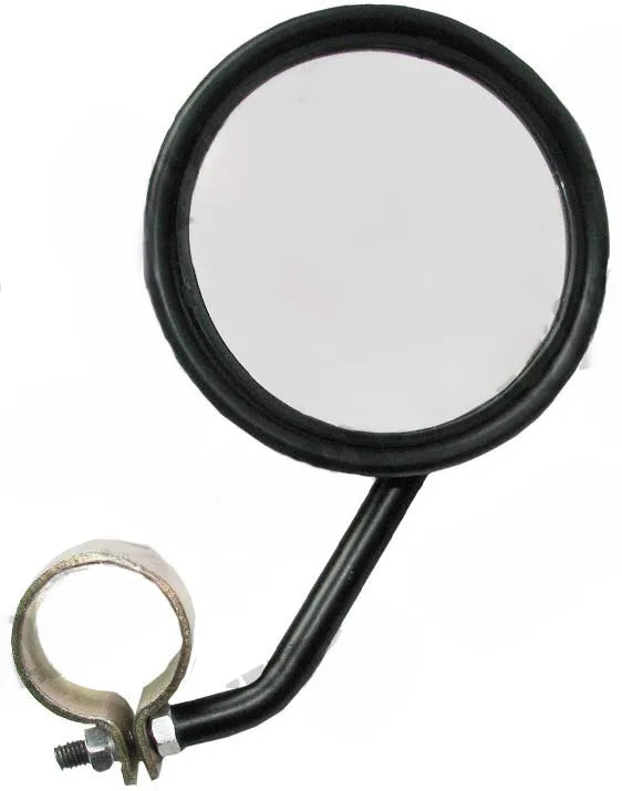 Massey Ferguson Mirror Round Rear-View & Clamp Kit for Exhaust Pipe - 62103