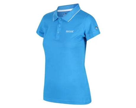 Regatta Women's Maverick V Active Polo Shirt Blue Aster