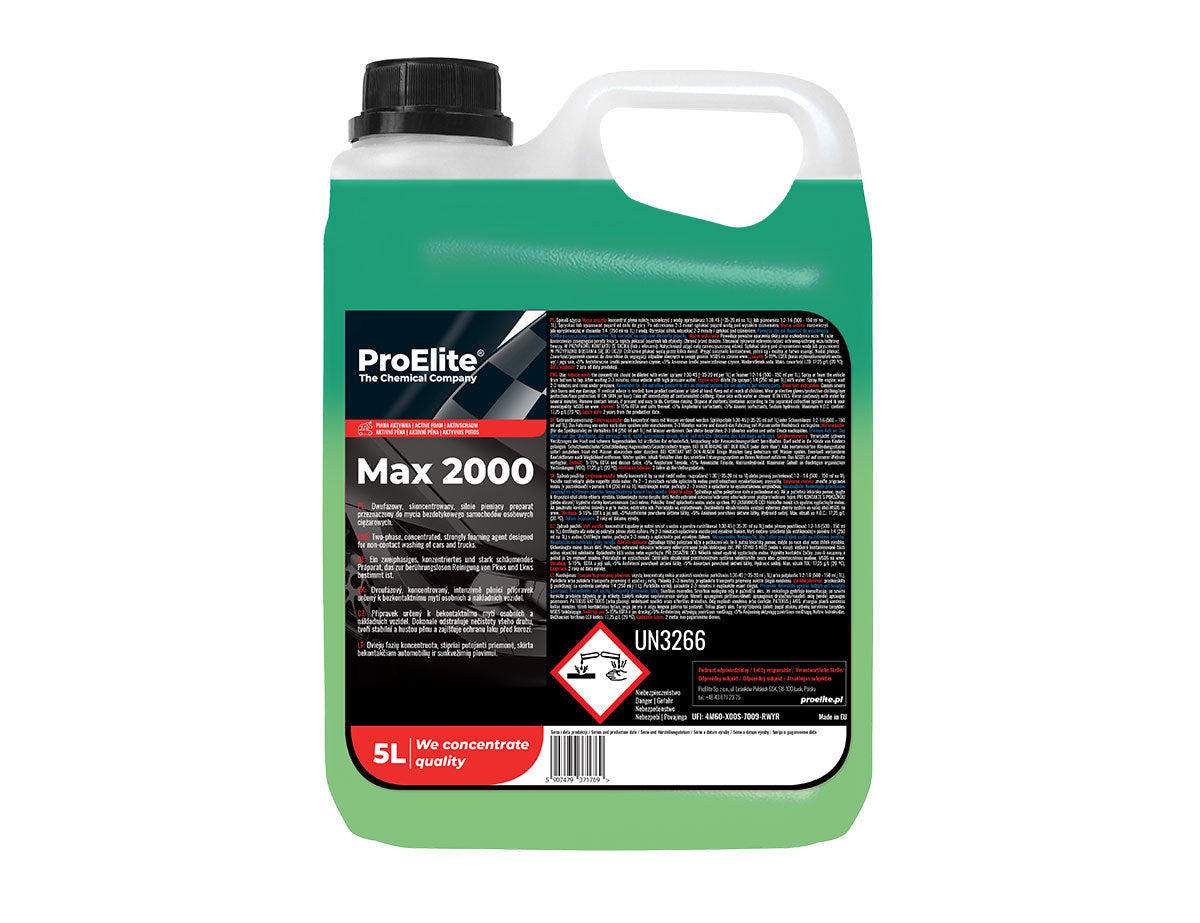 ProElite Max 2000 Pre Wash Foam Shampoo 5L