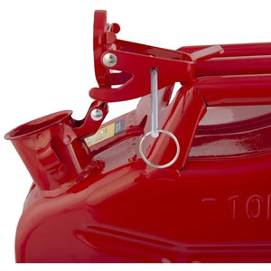 Mcanax 10 Litre Jerry Can Red with Pin