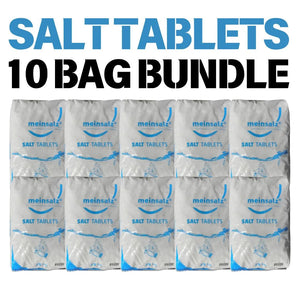 Meinsalz Water Softening Salt Tablet Type A 25kg Bag - 10 Bag Bundle