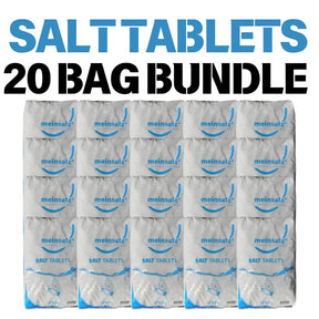 Meinsalz Water Softening Salt Tablet Type A 25kg Bag - 20 Bag Bundle