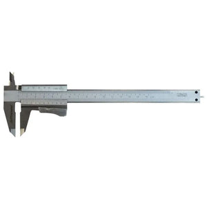 Jefferson Metric Vernier Caliper - Stainless Steel, 0-150mm Range