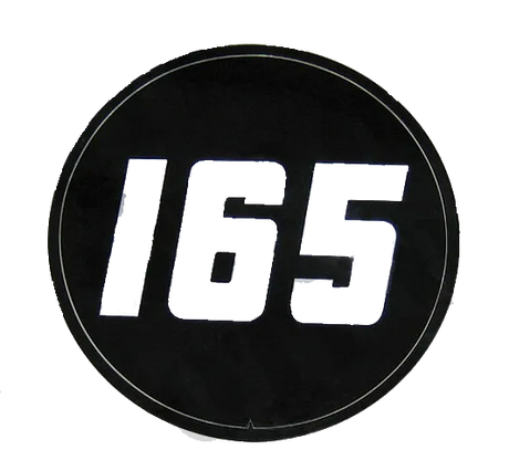 Massey Ferguson Decal 165 Round