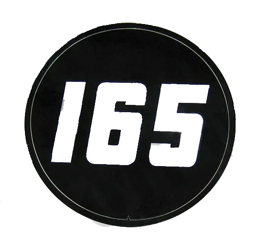 Massey Ferguson Decal 165 Round