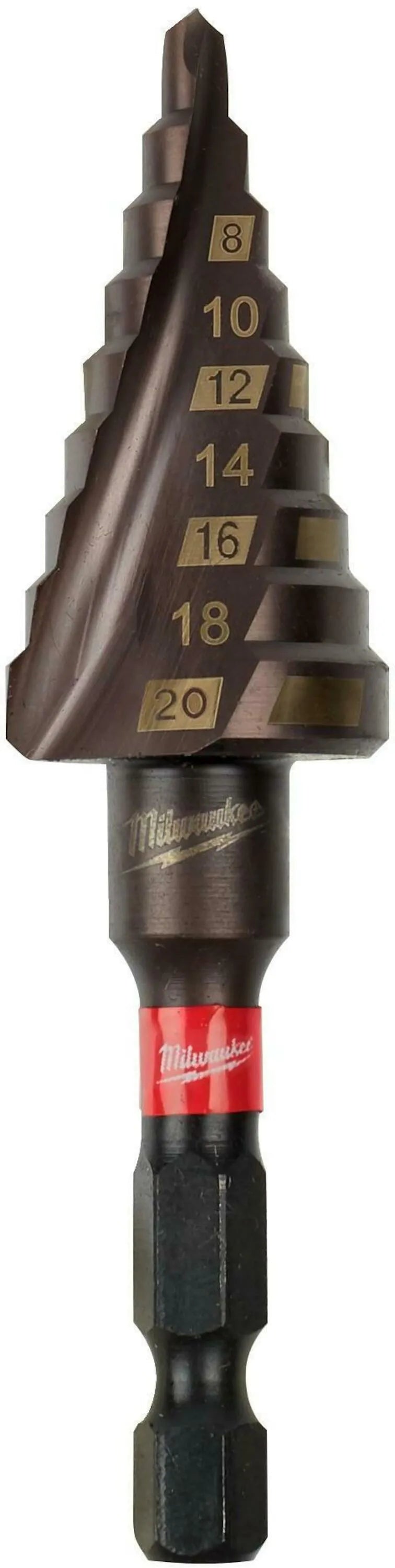 Milwaukee 48899263 Shockwave Impact Duty Step Drill 4-20mm | 1/4" Hex for Impact Drivers